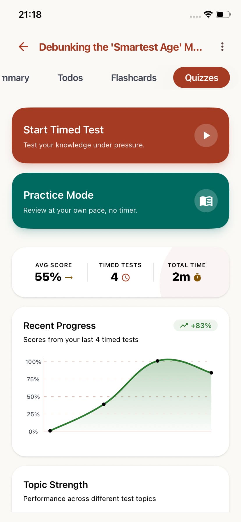 Interactive Quizzes & Tests